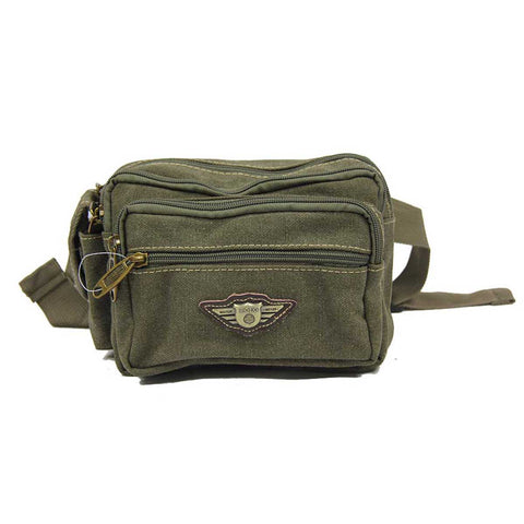 Weathered Canvas Waistbag Pouch