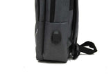 Strapping Waterproof Laptop Backpack with USB Charging Port - Luggage Outlet