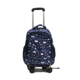 Rolling Detachable Trolley Waterproof Backpack with Spinner Wheels - Luggage Outlet