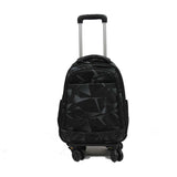 Rolling Detachable Trolley Waterproof Backpack with Spinner Wheels - Luggage Outlet