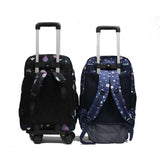 Coveted Detachable Trolley Waterproof Backpack with Spinner Wheels - Luggage Outlet