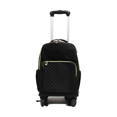 Chic Detachable Trolley Backpack - Luggage Outlet