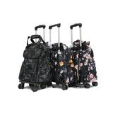 Whizzing 8-wheel Detachable Trolley Backpack Waterproof Shopping Bag - Luggage Outlet