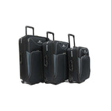 Robust Softside Expandable Fabric Luggage with 2 Cart Wheels - Luggage Outlet
