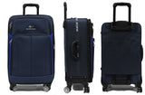 Economical Softside Expandable Luggage with Double Caster Wheels - Luggage Outlet