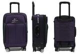 Economical Softside Expandable Luggage with Double Caster Wheels - Luggage Outlet