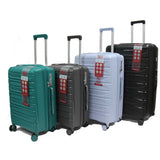 Adamantine Polypropylene Expandable Anti-theft Luggage with Spinner Wheels TSA Lock