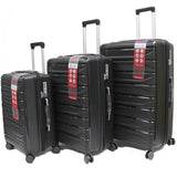 Adamantine Polypropylene Expandable Anti-theft Luggage with Spinner Wheels TSA Lock