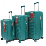 Adamantine Polypropylene Expandable Anti-theft Luggage with Spinner Wheels TSA Lock