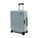 Stocky ABS+PC Aluminium Frame with Anti-theft zipper Front Opening Luggage TSA Lock - Luggage Outlet