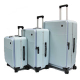 Stocky ABS+PC Aluminium Frame with Anti-theft zipper Front Opening Luggage TSA Lock - Luggage Outlet