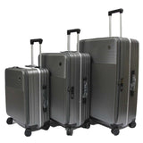 Stocky ABS+PC Aluminium Frame with Anti-theft zipper Front Opening Luggage TSA Lock