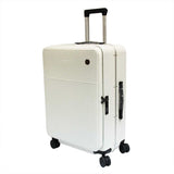 Stocky ABS+PC Aluminium Frame with Anti-theft zipper Front Opening Luggage TSA Lock - Luggage Outlet