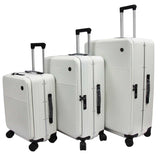 Stocky ABS+PC Aluminium Frame with Anti-theft zipper Front Opening Luggage TSA Lock - Luggage Outlet