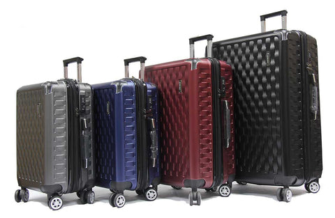 The OG Ricochetting Polycarbonate Expandable Luggage with Anti-theft Zippers Spinner Wheels and Recessed TSA Lock - Luggage Outlet