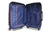 Gripping ABS+PC Anti-theft Zipper Luggage with 8 Spinner Wheels TSA Lock - Luggage Outlet