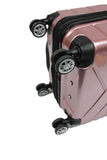 Gripping ABS+PC Anti-theft Zipper Luggage with 8 Spinner Wheels TSA Lock - Luggage Outlet