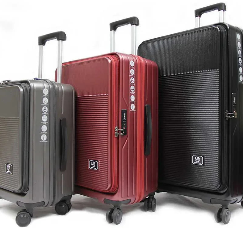 Cabriolet Polycarbonate Expandable Anti-theft Luggage with Recessed TSA Lock - Luggage Outlet
