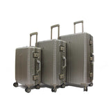 Elegant Polycarbonate Aluminium Frame Luggage with 8 Spinner Wheels Safe Skies TSA Lock - Luggage Outlet