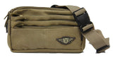 Seasoned Canvas Waist Pack Outdoor Pouch - Luggage Outlet