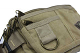 Rugged 6-Pocket Canvas Waistbag Pouch - Luggage Outlet