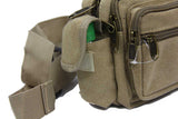 Weathered Canvas Waistbag Pouch - Luggage Outlet