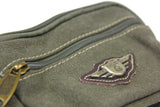 Weathered Canvas Waistbag Pouch - Luggage Outlet