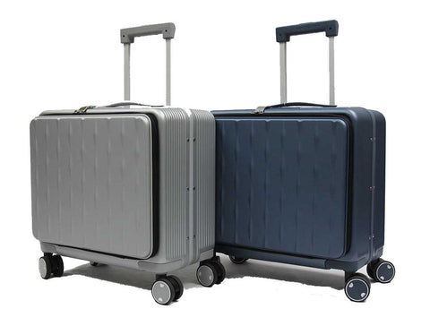 Executive Cabin Size Polycarbonate Laptop Trolley Case with 8 Spinner Wheels TSA Lock - Luggage Outlet
