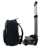 Chic Detachable Trolley Backpack - Luggage Outlet