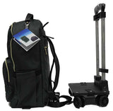 Modish 8-wheel Detachable Trolley Backpack - Luggage Outlet