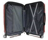 Groovy ABS Expandable Luggage with 8 Spinner Wheels and TSA Number Lock - Luggage Outlet