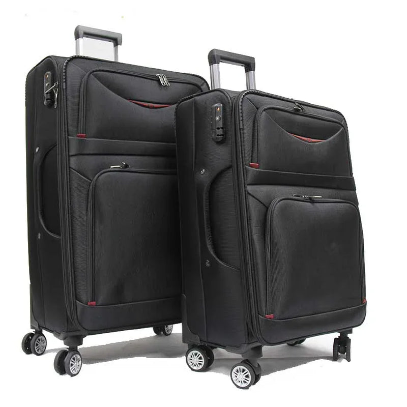 Superior Softside Expandable Luggage with Double Casters and TSA Lock - Luggage Outlet