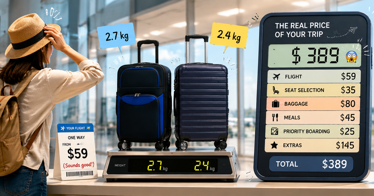 Why Your Cheap Flight May Not Be So Cheap: The New Cost of Carrying Your Luggage