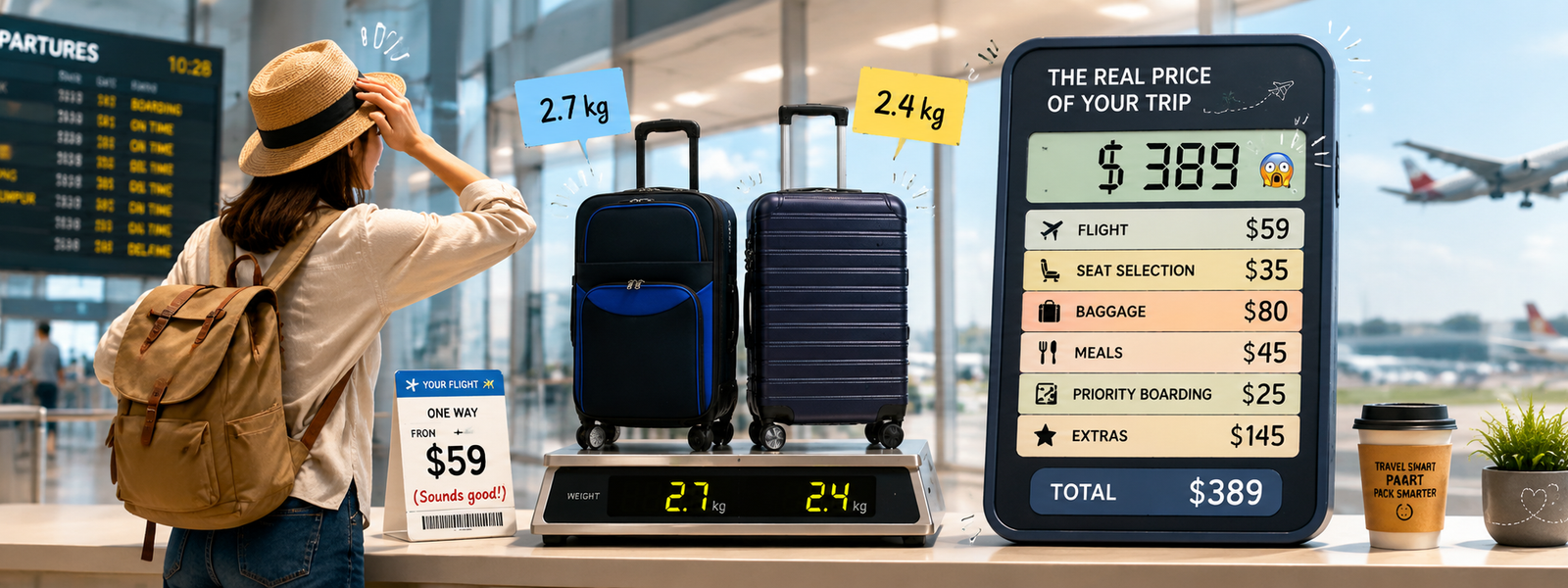 Why Your Cheap Flight May Not Be So Cheap: The New Cost of Carrying Your Luggage