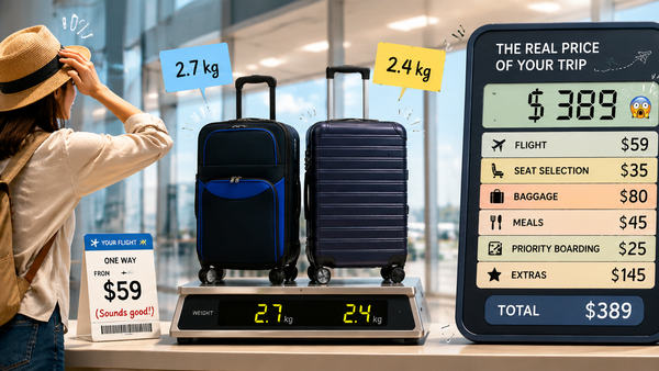 Why Your Cheap Flight May Not Be So Cheap: The New Cost of Carrying Your Luggage