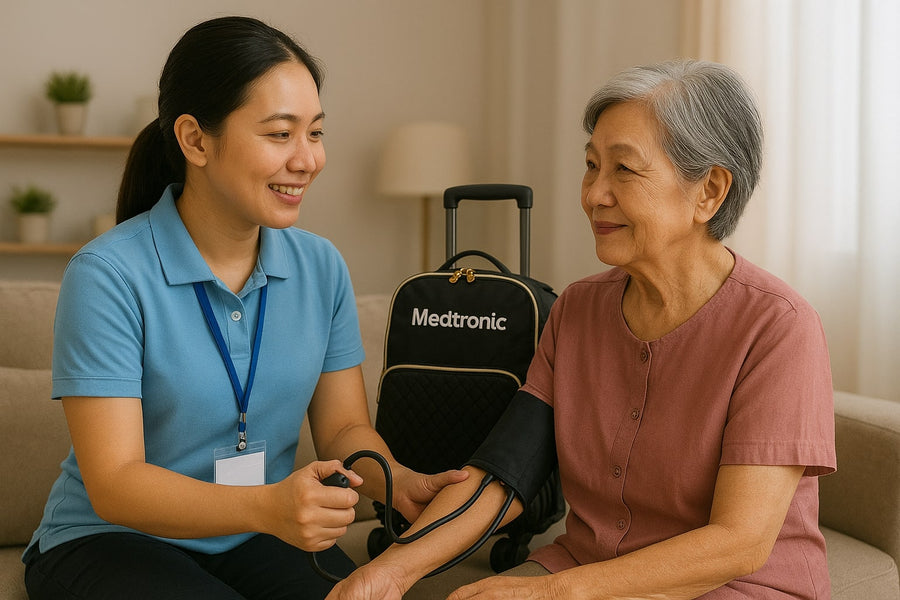Supporting Mobile Care teams in Singapore for their Home-based Nursing Services to the Silver Generation
