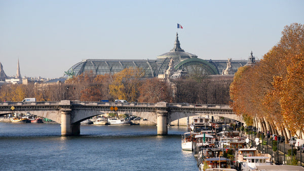 Autumn colours in Seine River, Paris, France
