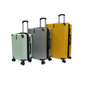 Cotton Candy Plus Polycarbonate Antitheft Zipper Luggage with Detachable Spinner Wheels