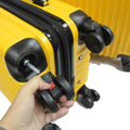 Cotton Candy Plus Polycarbonate Antitheft Zipper Luggage with Detachable Spinner Wheels