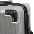 Cotton Candy Plus Polycarbonate Antitheft Zipper Luggage with Detachable Spinner Wheels