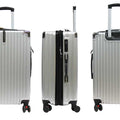 Cotton Candy Plus Polycarbonate Antitheft Zipper Luggage with Detachable Spinner Wheels