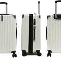 Cotton Candy Plus Polycarbonate Antitheft Zipper Luggage with Detachable Spinner Wheels