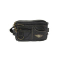 Rugged 6-Pocket Canvas Waistbag Pouch