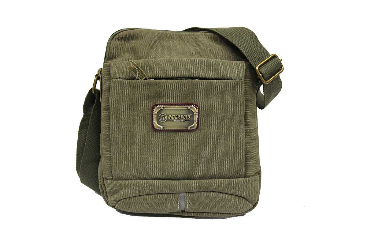 Ralph lauren on sale canvas messenger bag