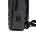 Strapping Waterproof Laptop Backpack with USB Charging Port - Luggage Outlet