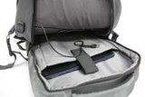 Debonair Waterproof Laptop Backpack with USB Charging Port - Luggage Outlet