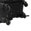 Weaving Laptop Trolley Backpack with Spinner Wheels and External USB Port - Luggage Outlet