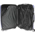 Wavy ABS Luggage with 8 Spinner Wheels and Number Lock