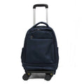 Rolling Detachable Trolley Waterproof Backpack with Spinner Wheels - Luggage Outlet
