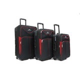 Robust Softside Expandable Fabric Luggage with 2 Cart Wheels - Luggage Outlet